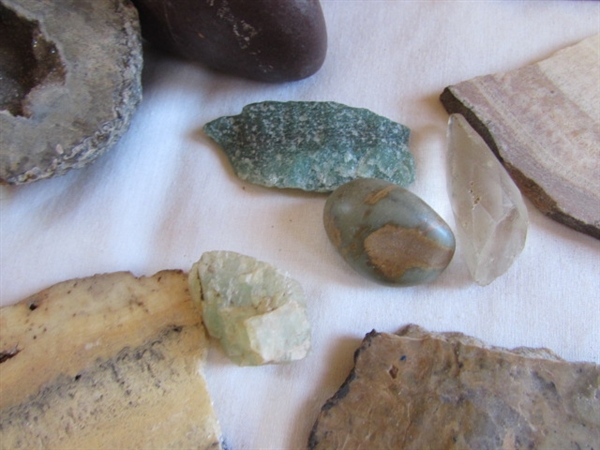 Geodes, Rocks, Stones, and Books