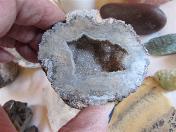 Geodes, Rocks, Stones, and Books