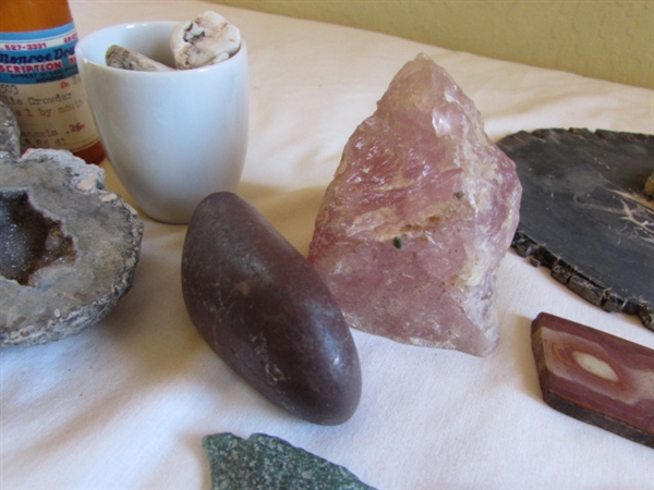 Geodes, Rocks, Stones, and Books