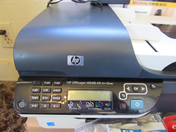 HP Officejet J4540 All-in-One Printer w/Ink & Paper