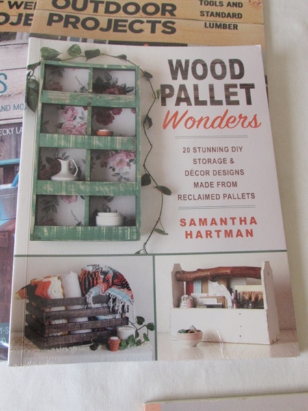 Wood Projects and Crafting Books-New