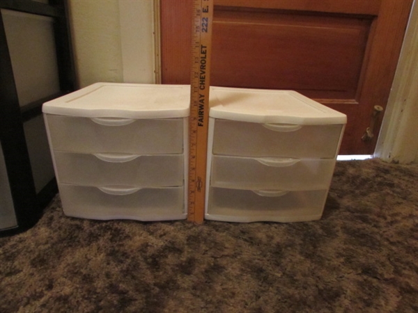 Plastic Storage Organizer Drawers