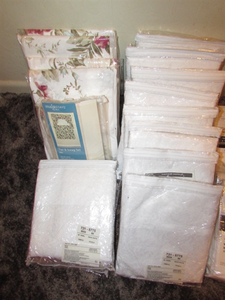 Large Collection of Curtains- Many New