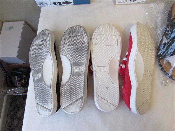 Women's Shoes Size 9-Skechers, Memory Foam, Teva, Clarks, etc