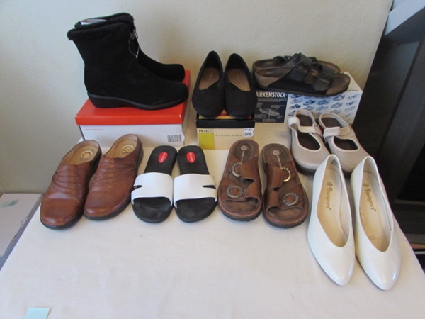 Women's Shoes Size 8-9 1/2- Birkenstocks, Earth Shoes, Okabashi, etc.