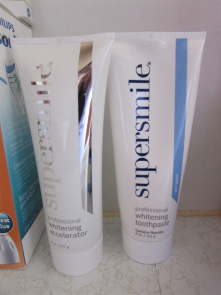 New- Sonicare Toothbrush, Travel Toothbrushes, Rinse, Toothpaste