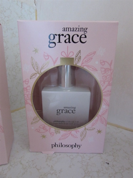 NEW- Philosophy Amazing Grace Body Spritz And Perfume.