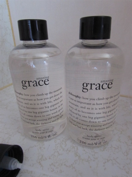 NEW- Philosophy Amazing Grace Body Spritz And Perfume.