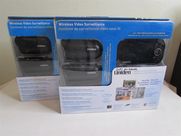 Uniden Wireless Video Surveillance Sets- Pre-owned