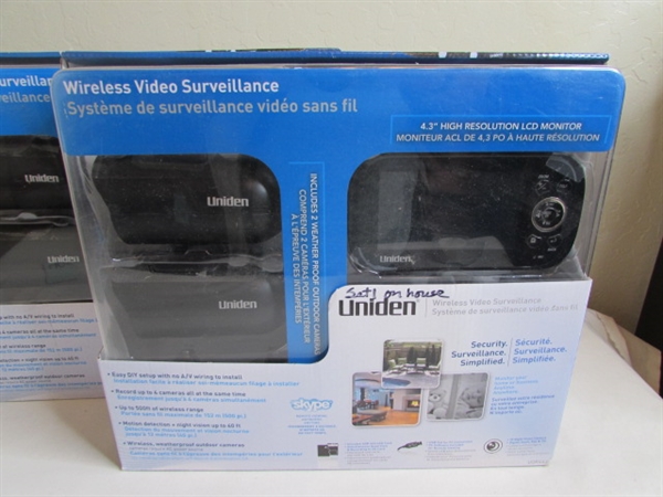 Uniden Wireless Video Surveillance Sets- Pre-owned