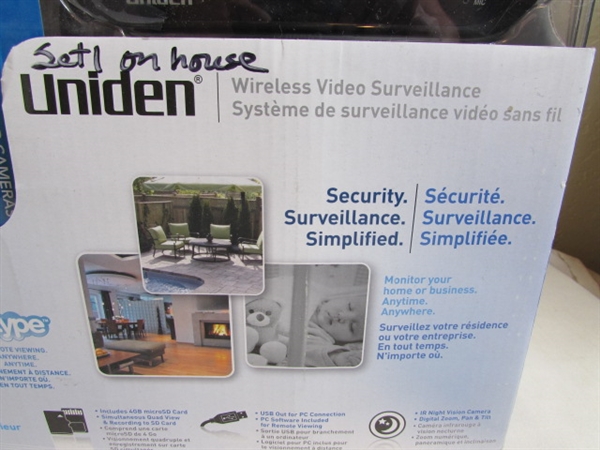 Uniden Wireless Video Surveillance Sets- Pre-owned