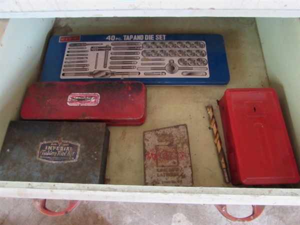 Tools W/Cases- Drill Bits, Tap and Die Set, Wide-Range Flaring Tool, etc.