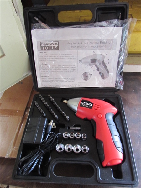 Soldering Gun, Heavy Duty Sabre Saw, & Cordless Electric Drill/Driver