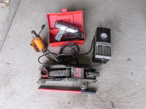 Inflator Compressor, Jacks, etc.