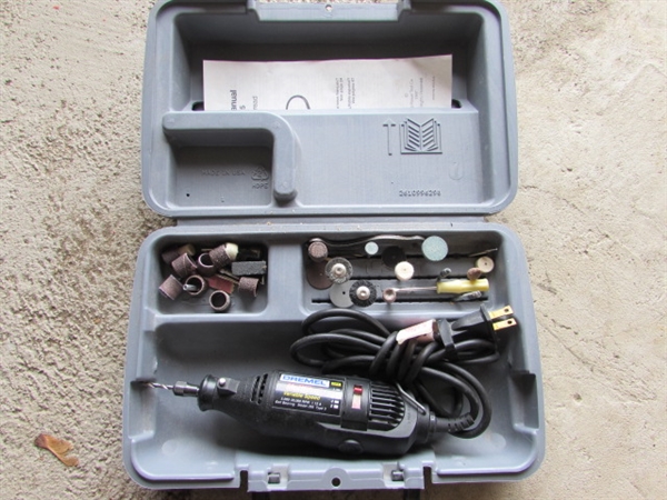 Dremel, Sander/Polisher, & Drill