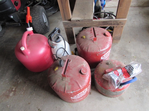 Eagle Gas Cans and Garden Sprayer