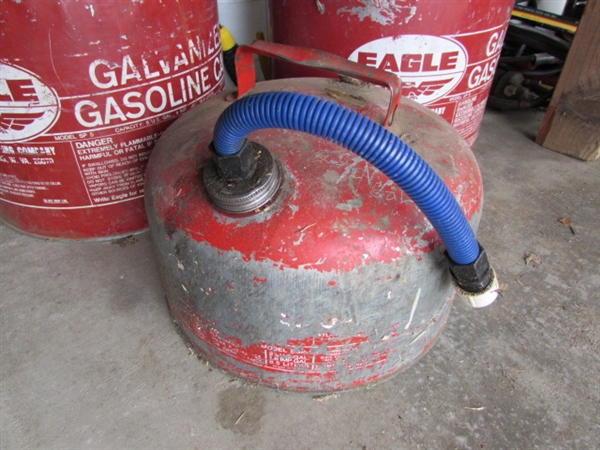 Eagle Gas Cans and Garden Sprayer