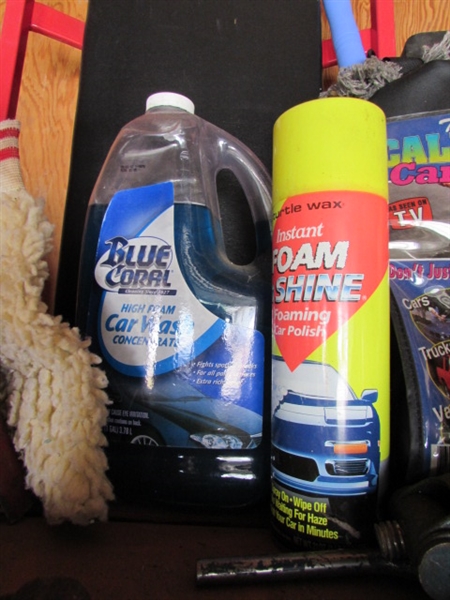 Creeper, Jackstands, Car Duster, Wash, Jack, Etc