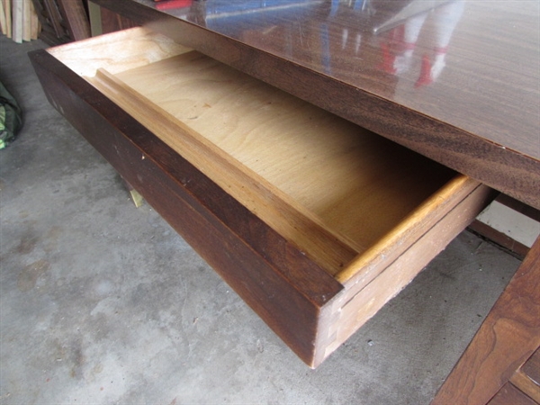 Vintage Desk w/Brass Accents