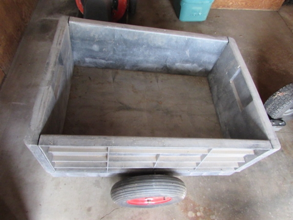 Rubbermaid Pull Behind Cart