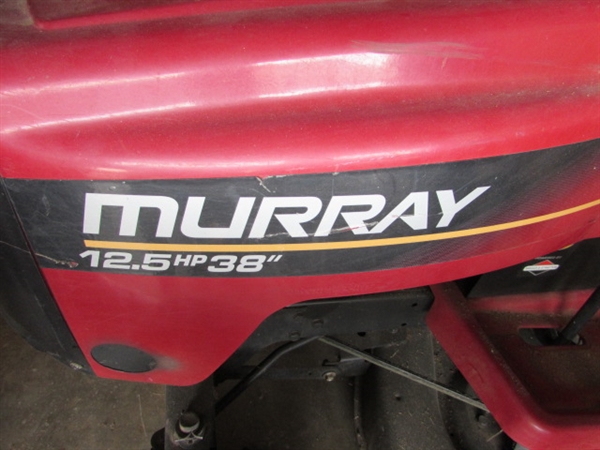 Murray 12.5HP 38 Riding Lawn Mower- Has Key