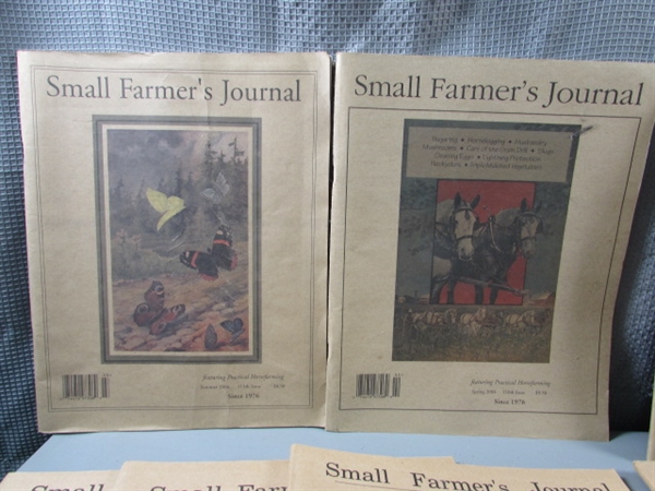 10 Issues of Small Farmer's Journal.