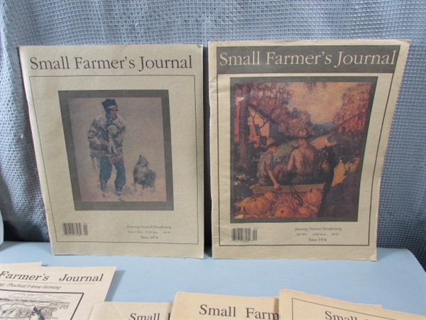 10 Issues of Small Farmer's Journal.