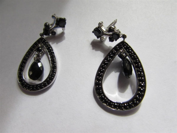 Sterling 925 Earrings, Rings, and Necklace