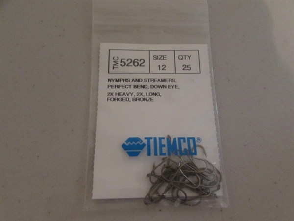 Tiemco Fly Hooks, Hook Box, Binder with Guides & Info Etc