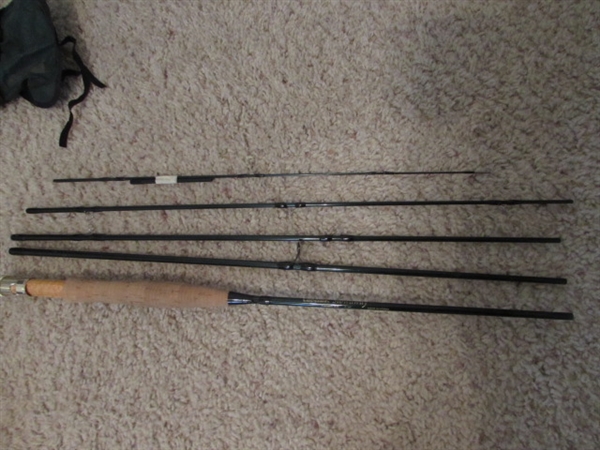 Cabela's Stowaway 8'6 Fishing Rod 5WT in Hard Case