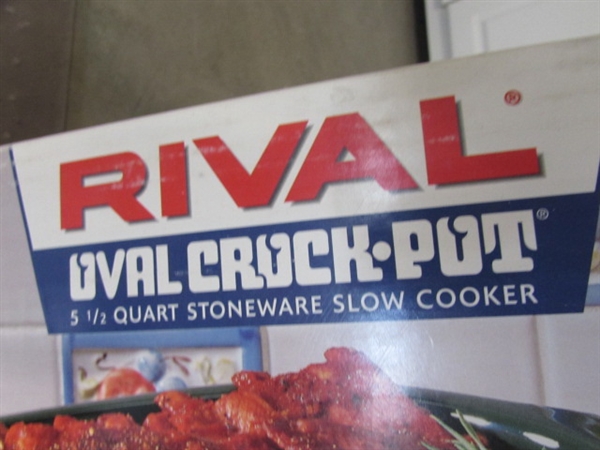 Rival Oval Crock-Pot 5 1/2 Qt
