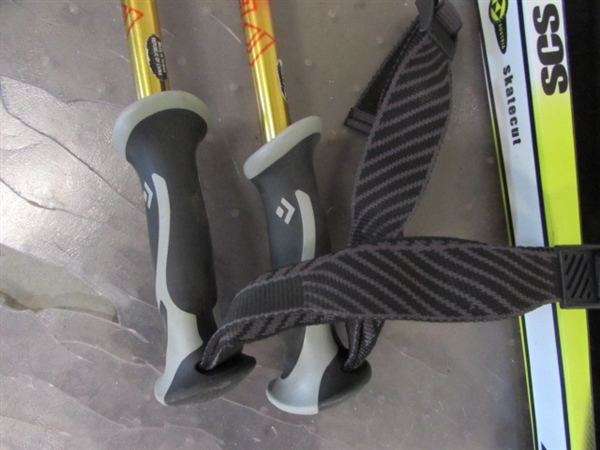 Fischer SCS Skatecut Skis with Poles, Boots and Goggles
