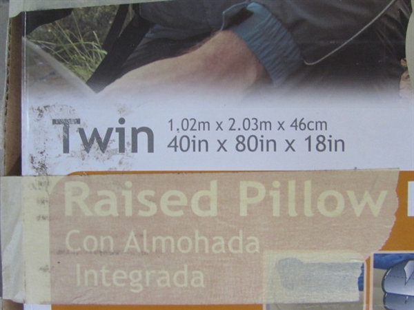 Coleman Quickpump 120V & Intex Twin Raised Pillow