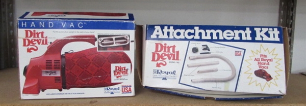 Dirt Devil Hand Vac W/Attachment Kit