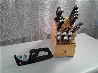 Knife Block with Knives