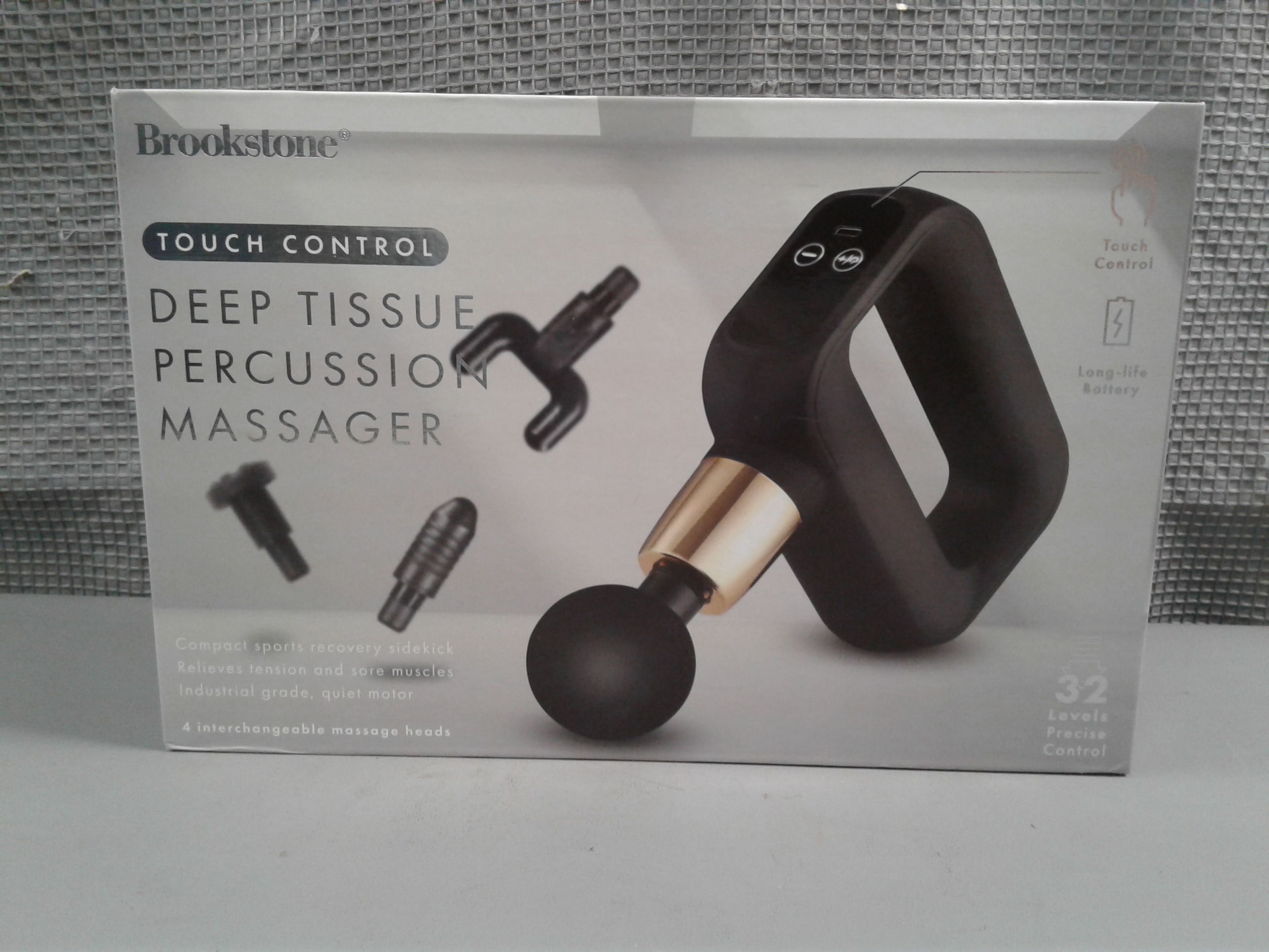 Lot Detail Brookstone Touch Control Deep Tissue Percussion