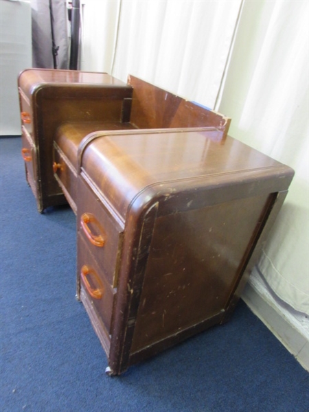 Antique Vanity W/Bench