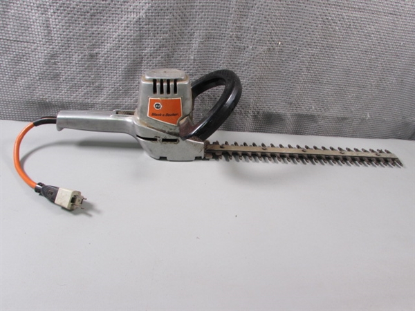 Vintage Black & Decker Hedge Trimmer and Mini Shovel