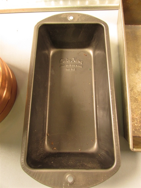 Baking Pans and Copper Sifter