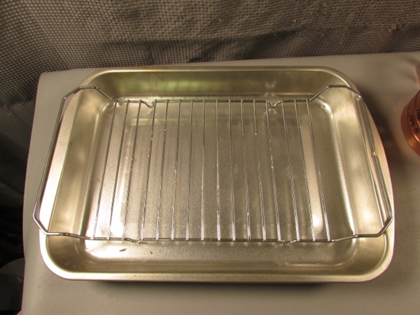 Baking Pans and Copper Sifter