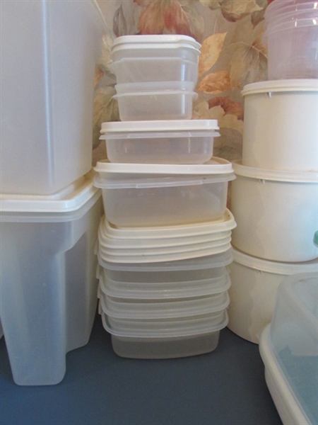 Large Plastic Storage Container Lot