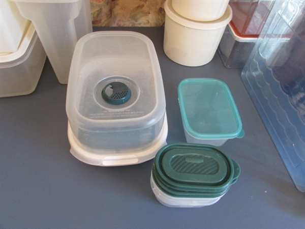 Large Plastic Storage Container Lot