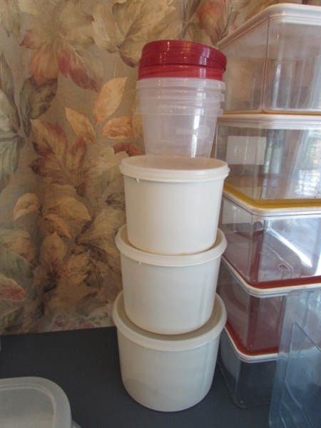 Large Plastic Storage Container Lot