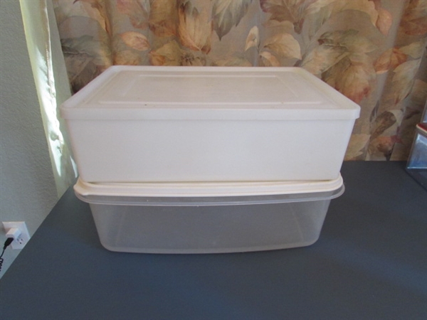 Large Plastic Storage Container Lot