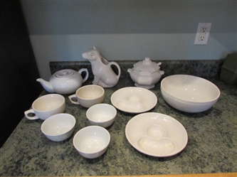 White Ceramic Dishware