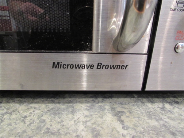 GE Microwave Browner