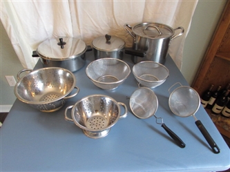Pots, Colanders, and Strainers