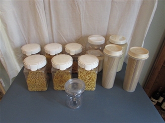 Plastic Storage Jars and Canister