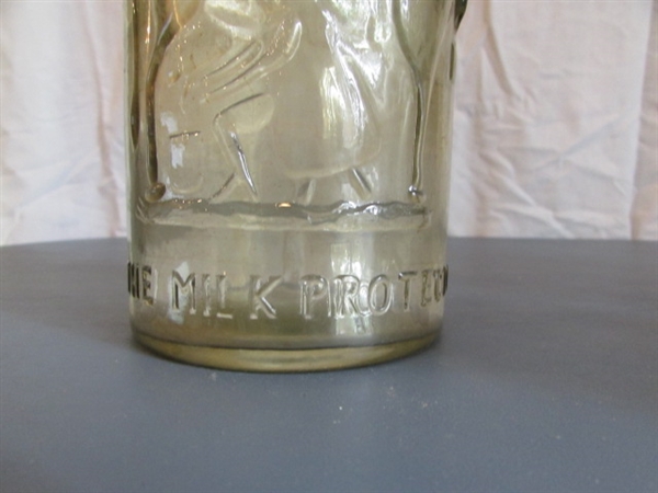 Vintage Milk Bottle, Canisters, and Juice Carafes