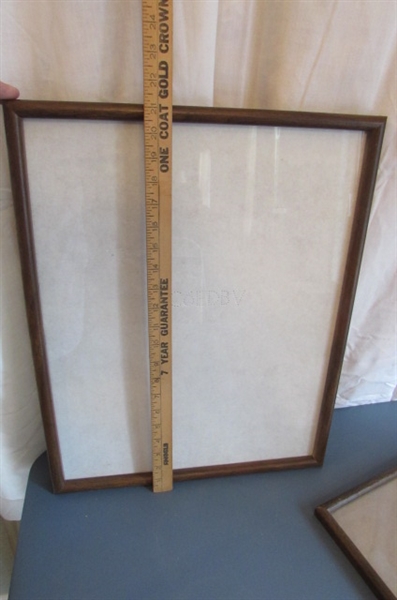 Wood Picture Frames in Various Sizes